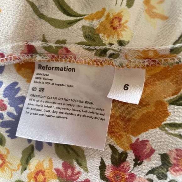 Reformation Christine dress size 6 - Picture 8 of 8